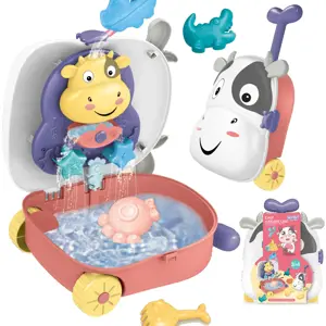 WOOPIE smėlio rinkinys 3-in-1 karvės dėklas + vandens žaislas