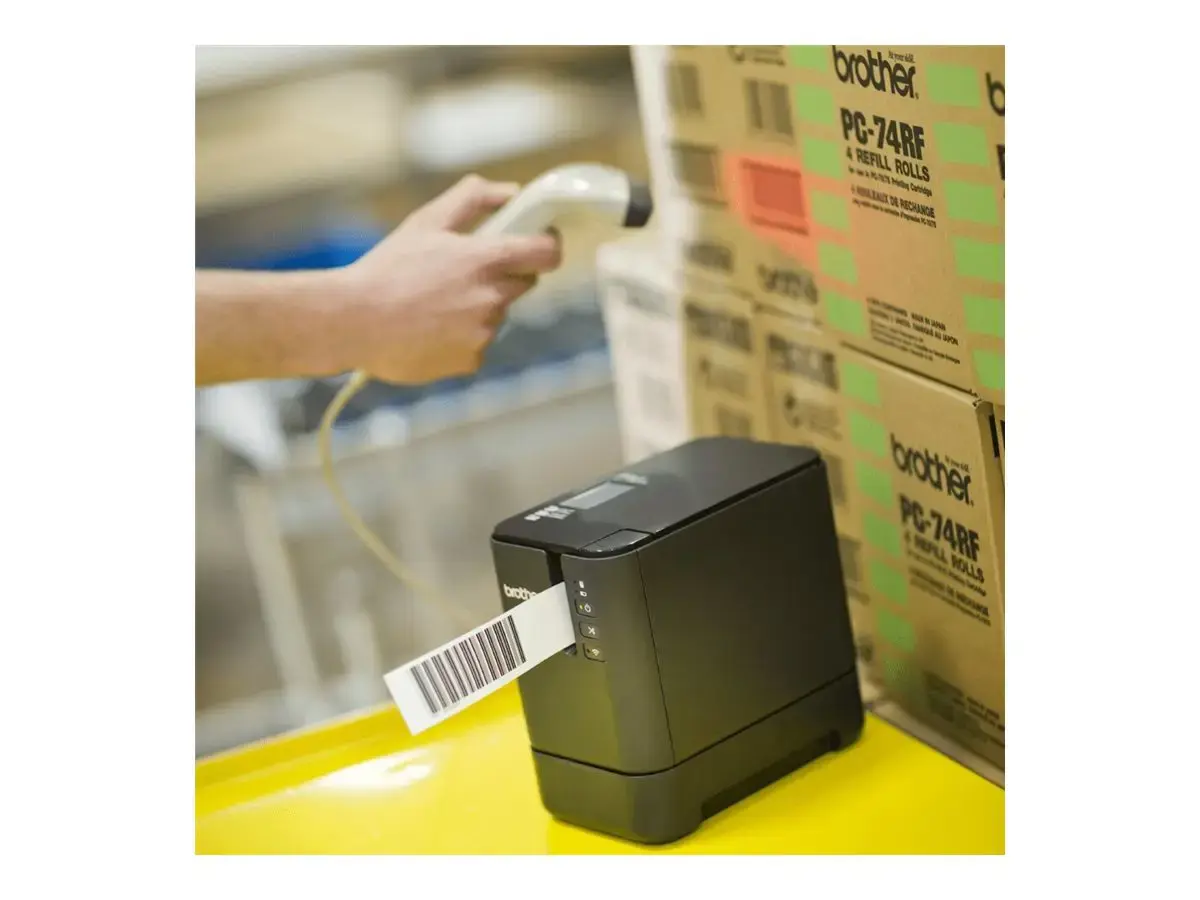 Brother PT-P950NW, TZe, terminio perdavimo, 360 x 360 DPI, 60 mm/s, laidinis ir belaidis, juodas