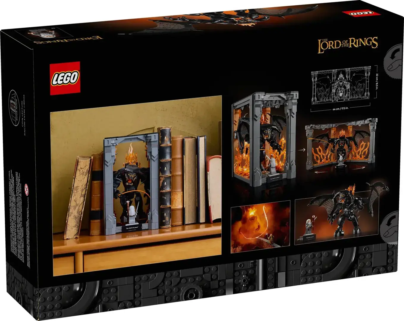 LEGO ICONS 10367 The Lord of the Rings: Balrog Book Nook