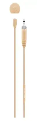 Sennheiser MKE Essential Omni Beige - miniature lavalier microphone with 3.5 mm jack connector (beige)