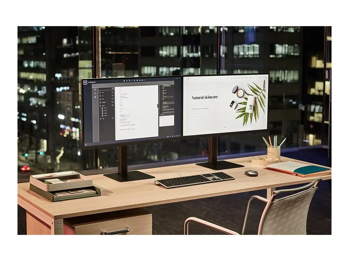 Samsung S60UD computer monitor 61 cm (24") 2560 x 1440 pixels Quad HD LCD Black