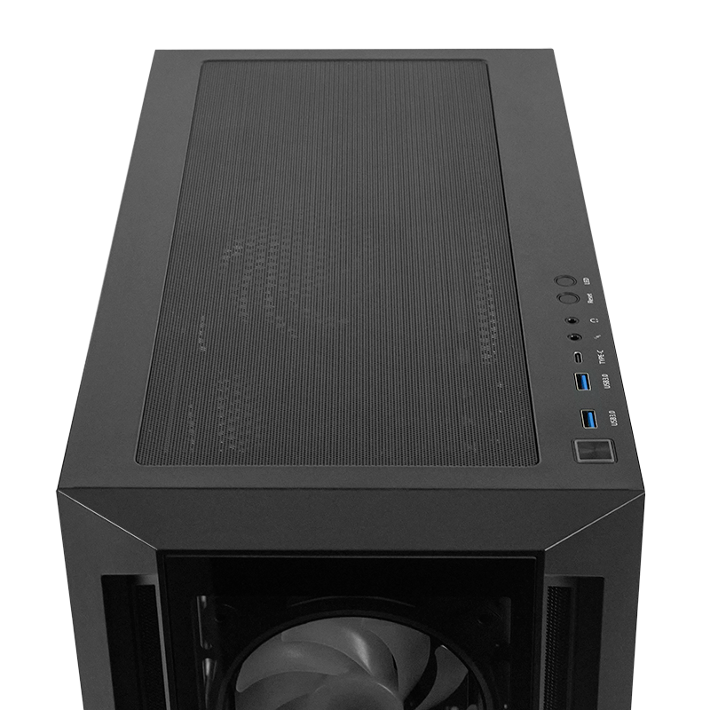 Chieftec APEX GA-01B-TG-OP ATX, Midi Tower, PC, Black, ATX, EATX, ITX, micro ATX, Mini-ITX, SPCC, Gaming