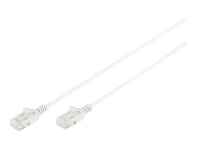 "Digitus CAT 6 U-UTP Slim Patch cord" jungiamasis kabelis, modulinis RJ45 (8/8) kištukas, 2 m, pilkos spalvos