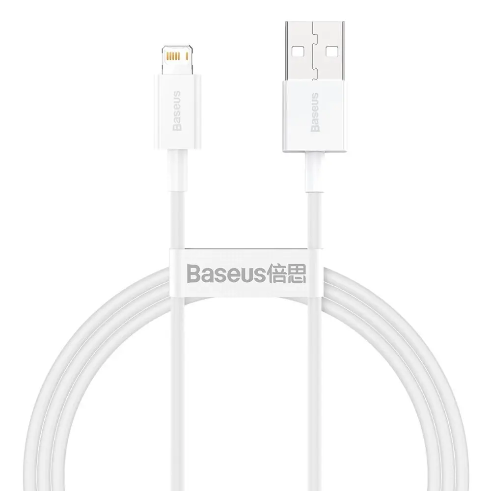 "Baseus Superior" USB - "Lightning" laidas 2,4A 1 m, baltas ( baltas)
