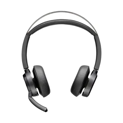 Poly Voyager Focus 2 Belaidės ausinės, Bluetooth, USB-C/A Adapter, Charging stand, Juoda
