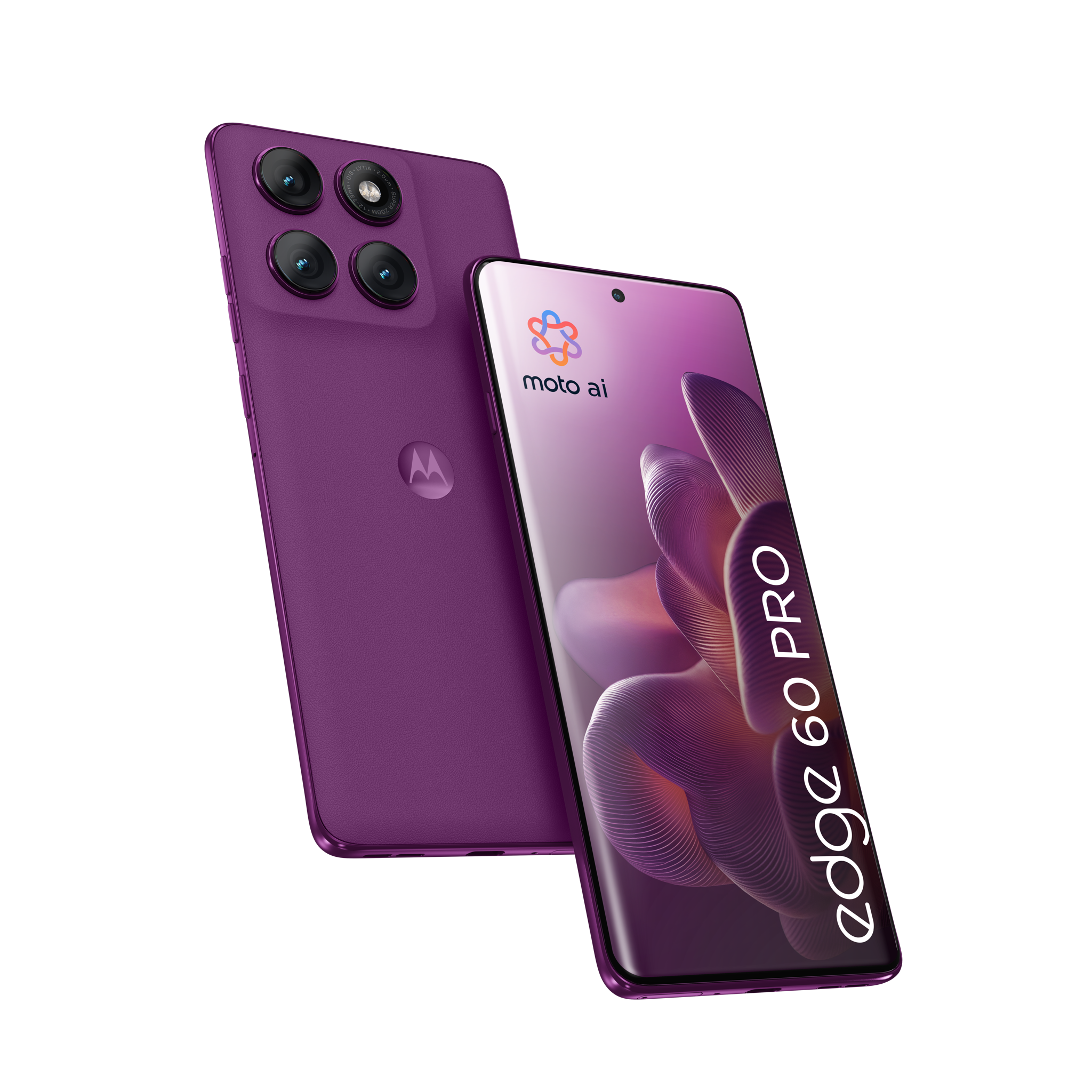 Motorola edge 60 pro, 16.9 cm (6.67"), 12 GB, 512 GB, 50 MP, Android 15, Purple