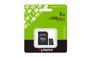 KINGSTON 1TB MICROSDXC CANVAS SELECT PLUS GEN3 CARD+ SD-ADAPTER