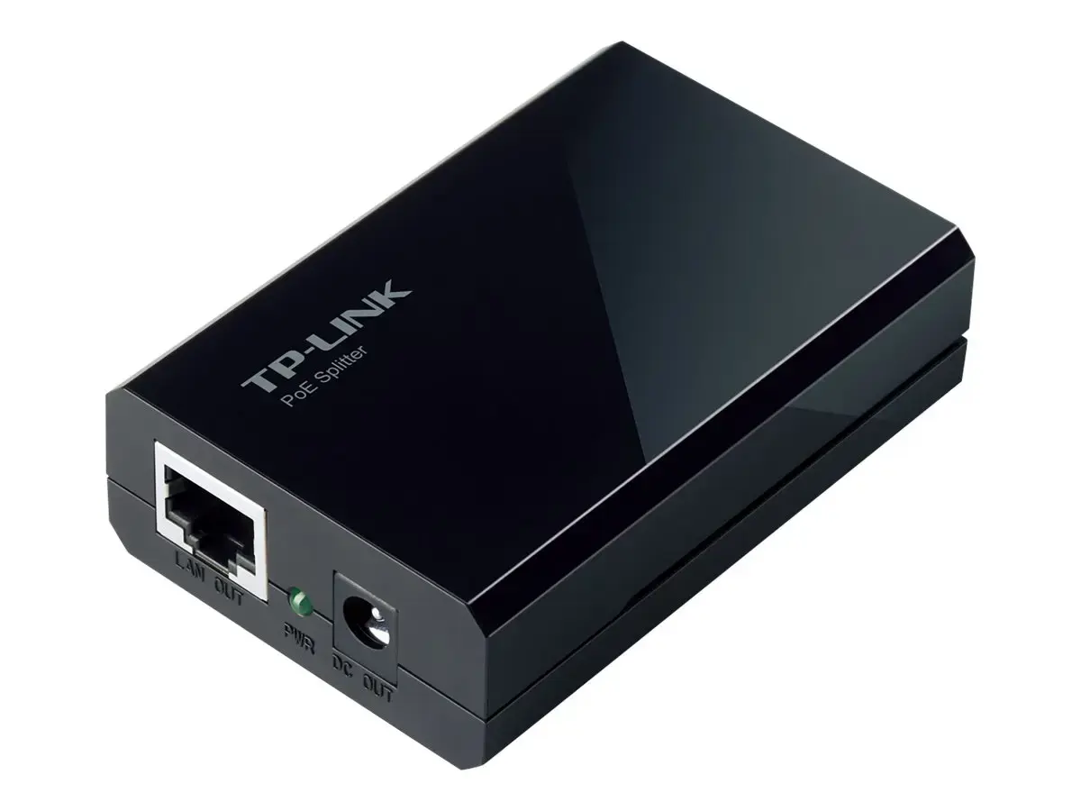 TP-Link TL-POE10R v4, IEEE 802.3, IEEE 802.3ab, IEEE 802.3af, IEEE 802.3u, juoda, maitinimas, FCC, CE, 5, 9, 12 V, 0-40 °C