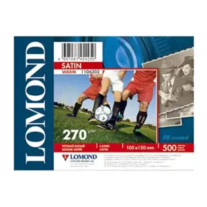 Fotopopierius Lomond Premium Photo Paper Satininis 270 g/m2 10x15, 500 lapų, Warm