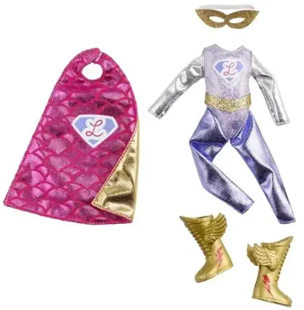 Lottie aksesuarų rinkinys -  Super herojės kostiumas