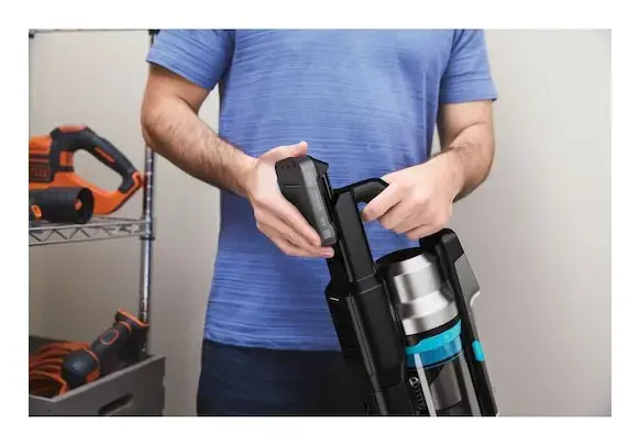 Black & Decker BSV520BRB-QW stick vacuum/electric broom Battery Dry Bagless 0.65 L Blue 2 Ah