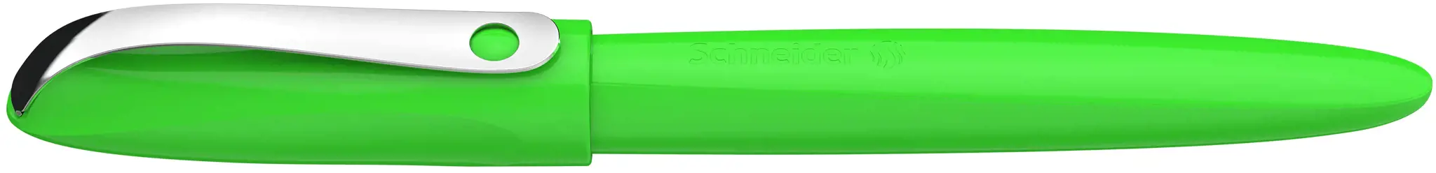 Plunksnakotis SCHNEIDER Wavy A, dešiniarankiams ir kairiarankiams, žalios spal. korpusas