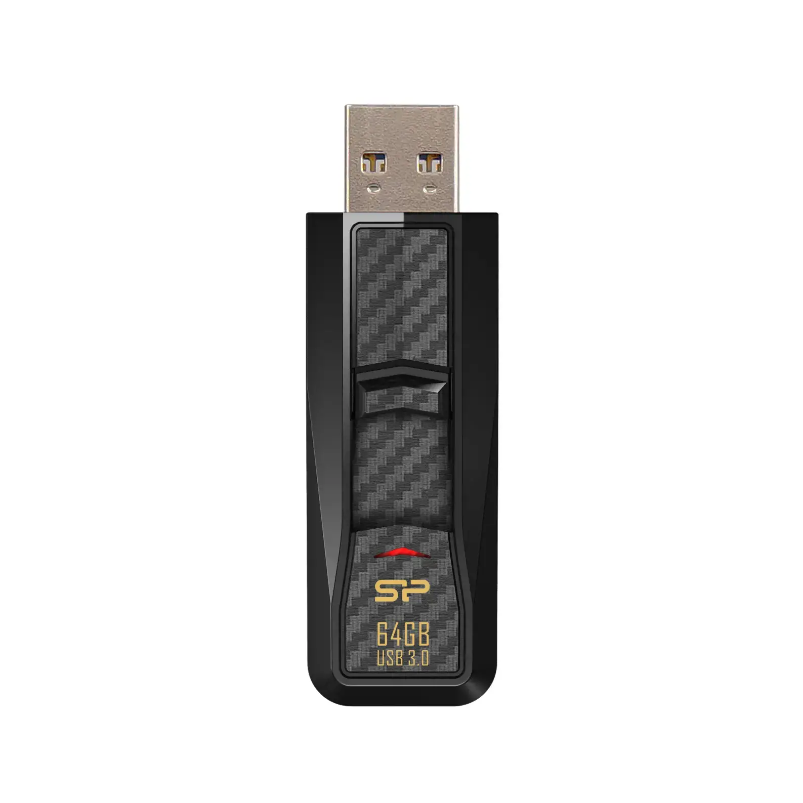 "Silicon Power Blaze B50", 64 GB, A tipo USB, 3.2 Gen 1 (3.1 Gen 1), skaidrių, 8,3 g, juoda