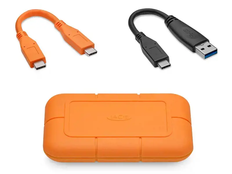 LACIE Tvirtas 500GB 500GB SSD diskas 6,4 cm 2,5 colio USB-C išorinis