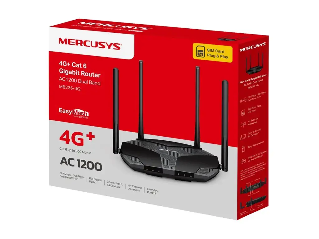 Mercusys MB235-4G router