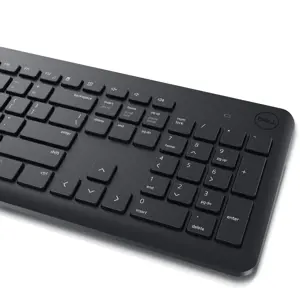 DELL KM3322W, Full-size (100%), Wireless, RF Wireless, Black, Mouse included