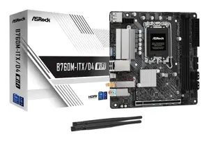 ASROCK B760M-ITX/D4 WIFI ITX 2xDDR4 1xPCIe 4.0 x16 LAN 1Gb/s Wi-Fi 6e+BT