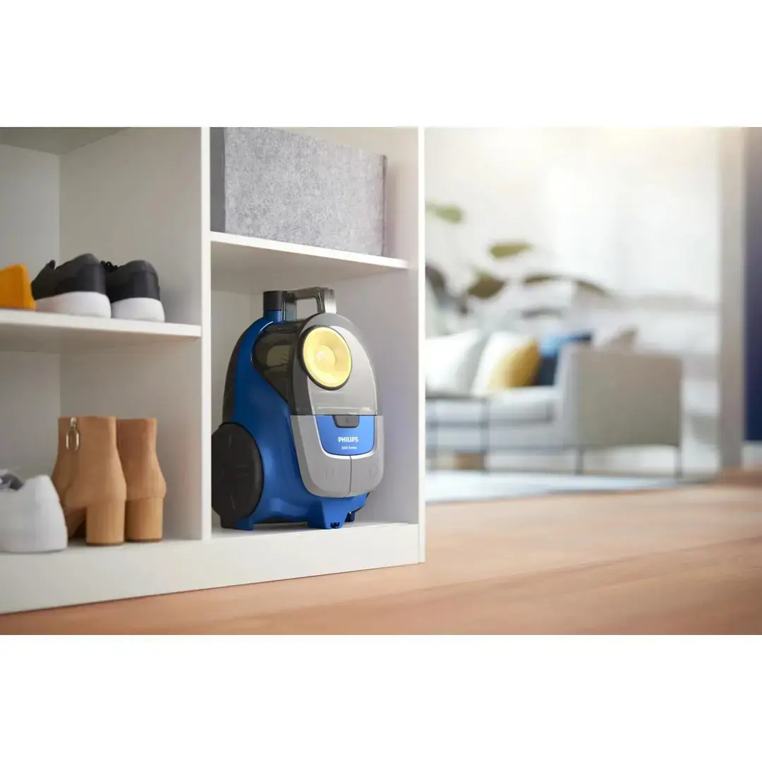 "Philips" 2000 serijos XB2125/09, 850 W, cilindrinis dulkių siurblys, sausas, be maišelio, 1,3 l, "Philips Super Clean Air
