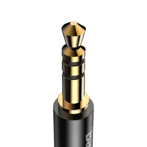 Baseus Yiven Garso kabelis USB-C - mini jack 3,5 mm, 1,2 m (juodas) (juodas)