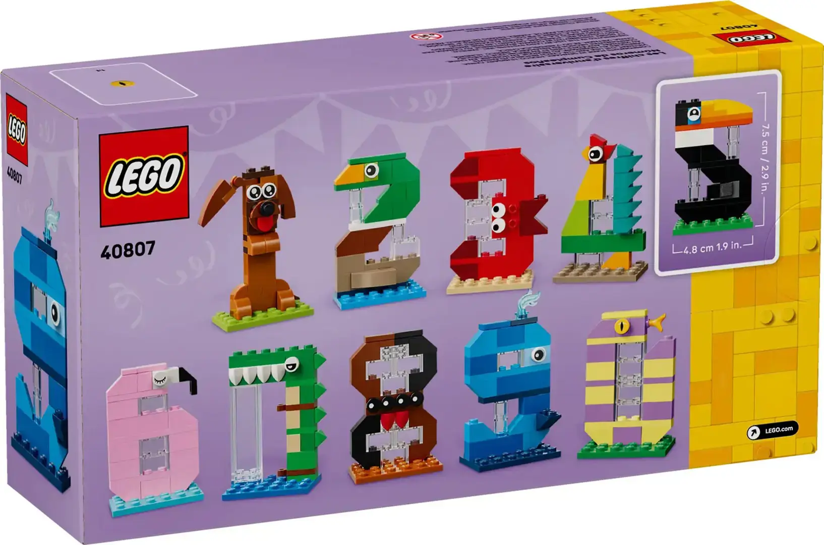 LEGO 40807 Birthday Numbers
