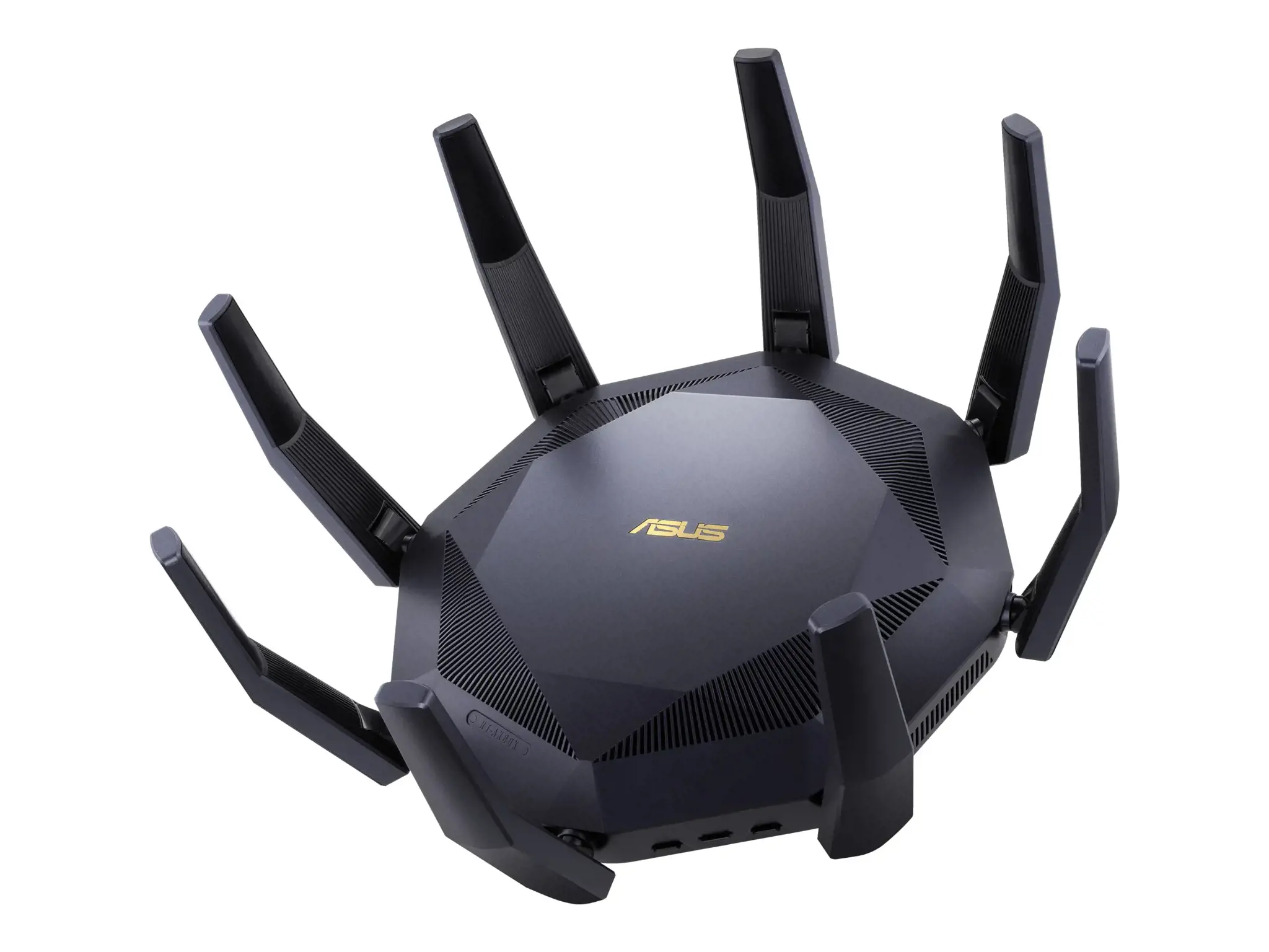 ASUS RT-AX89X AX6000 AiMesh, "Wi-Fi 6" (802.11ax), dviejų dažnių (2,4 GHz / 5 GHz), Ethernet LAN, 3G, juodas, stalinis maršrutizatorius