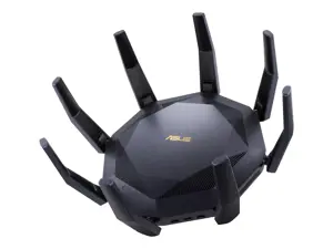ASUS RT-AX89X AX6000 AiMesh, "Wi-Fi 6" (802.11ax), dviejų dažnių (2,4 GHz / 5 GHz), Ethernet LAN, 3G, juodas, stalinis maršrutizatorius