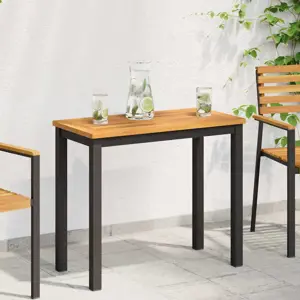 Stalo viršus 100x50x2,2 cm Stačiakampio kietos medienos akacijos