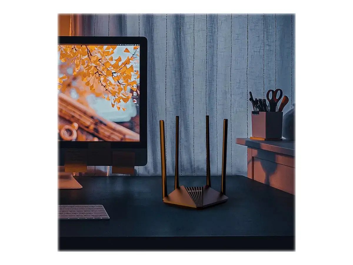 "Mercusys MR30G" belaidis maršrutizatorius Gigabit Ethernet Dviejų dažnių (2,4 GHz / 5 GHz) 5G Juodas