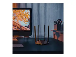 "Mercusys MR30G" belaidis maršrutizatorius Gigabit Ethernet Dviejų dažnių (2,4 GHz / 5 GHz) 5G Juodas