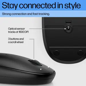 HP 245 Bluetooth Mouse, 107 mm, 60.5 mm, 29.3 mm, 54.2 g, 129 mm, 78 mm