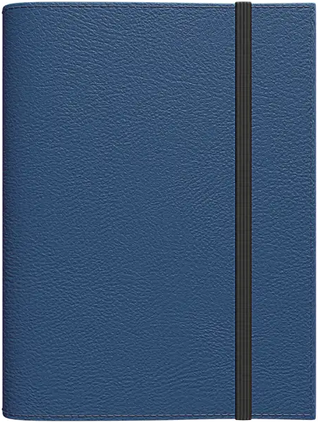 Kalendorius MANAGER Spirex Day 2026, A5, PU FLEX tamsiai mėlynos sp.