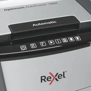 Dokumentų naikiklis Rexel Optimum AutoFeed+ 100XP Cross Cut P4,34l(Replace Rexel Auto+ 90X)