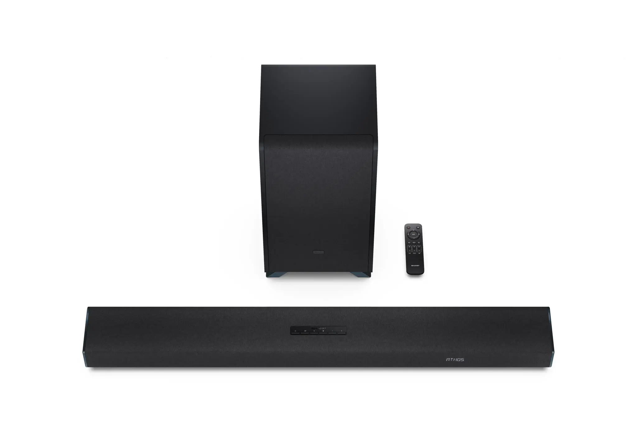 Sharp | 3.1.2 Dolby Atmos/DTS:X Soundbar with Wireless Subwoofer | HT-SBW53121(BK) | Bluetooth