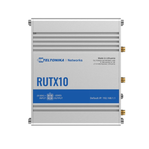 TELTONIKA RUTX10 Dviejų belaidžio ryšio juostų pramoninis maršrutizatorius