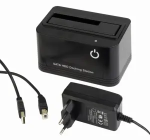GEMBIRD USB prijungimo stotelė, skirta 2,5 ir 3,5 colių SATA standiesiems diskams
