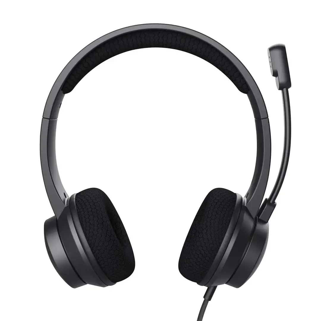 Trust HS-260 Headset Wired Neck-band Office/Call center USB Type-A Black