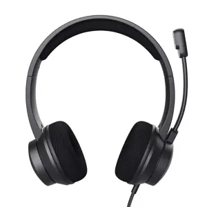 Trust HS-260 Headset Wired Neck-band Office/Call center USB Type-A Black