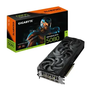 Vaizdo plokštė GIGABYTE GeForce RTX 5080 16 GB, GDDR7, GV-N5080WF3OC-16GD 1.0