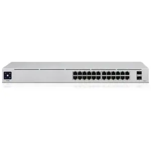 Ubiquiti USW-Pro-24-POE-EU konfigūruojamas gigabitinis antro ir trečio lygmens komutatorius su auto…