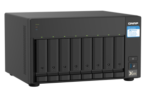 QNAP TS-832PX, NAS, bokštas, "Annapurna Labs", AL324, aliuminis, juodas