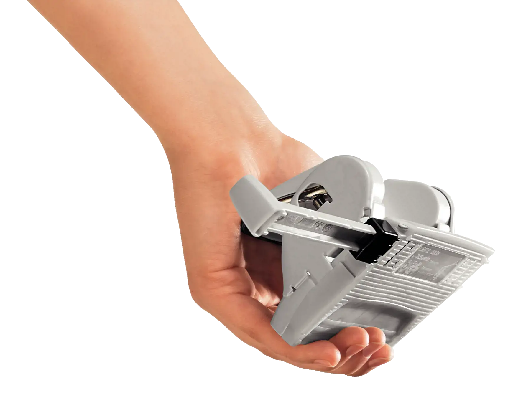 "Leitz NeXXt", 16 lapų, juoda, metalas, plastikas, 8 cm, A4, A5, A6, foliantas, JAV keturlapis, 8 x 8 x 8 cm, 5,5 mm