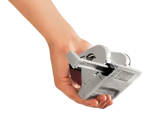 "Leitz NeXXt", 16 lapų, juoda, metalas, plastikas, 8 cm, A4, A5, A6, foliantas, JAV keturlapis, 8 x 8 x 8 cm, 5,5 mm