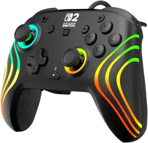 Turtle Beach wired controller Afterglow Wave Nintendo Switch 2, black