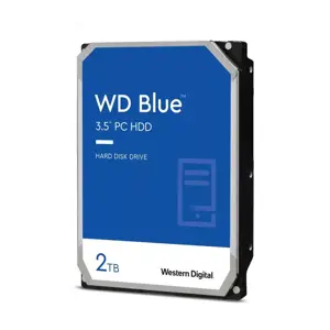 "WD Blue" 2 TB SATA 6 Gb/s kietasis diskas vidinis 3,5 colių Serial ATA 256 MB spartinančioji atmintinė 7200 aps./min RoHS reikalavimus atitinkantis kietasis diskas Nesupakuotas