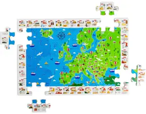 Bigjigs medinė dėlionė - Europa