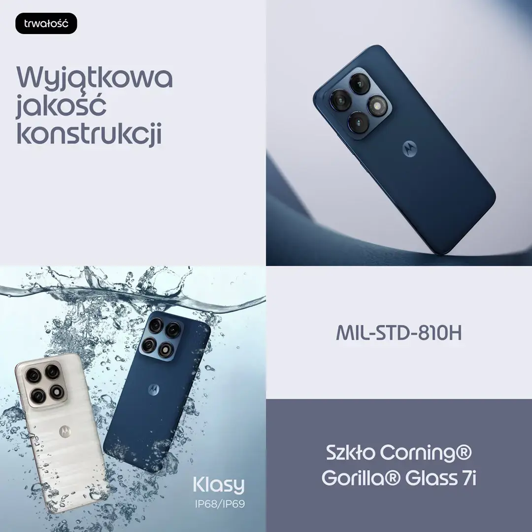 Motorola edge 70 pro 17.2 cm (6.78") Dual SIM Android 16.0 5G USB Type-C 8 GB 256 GB 6500 mAh Dark Blue