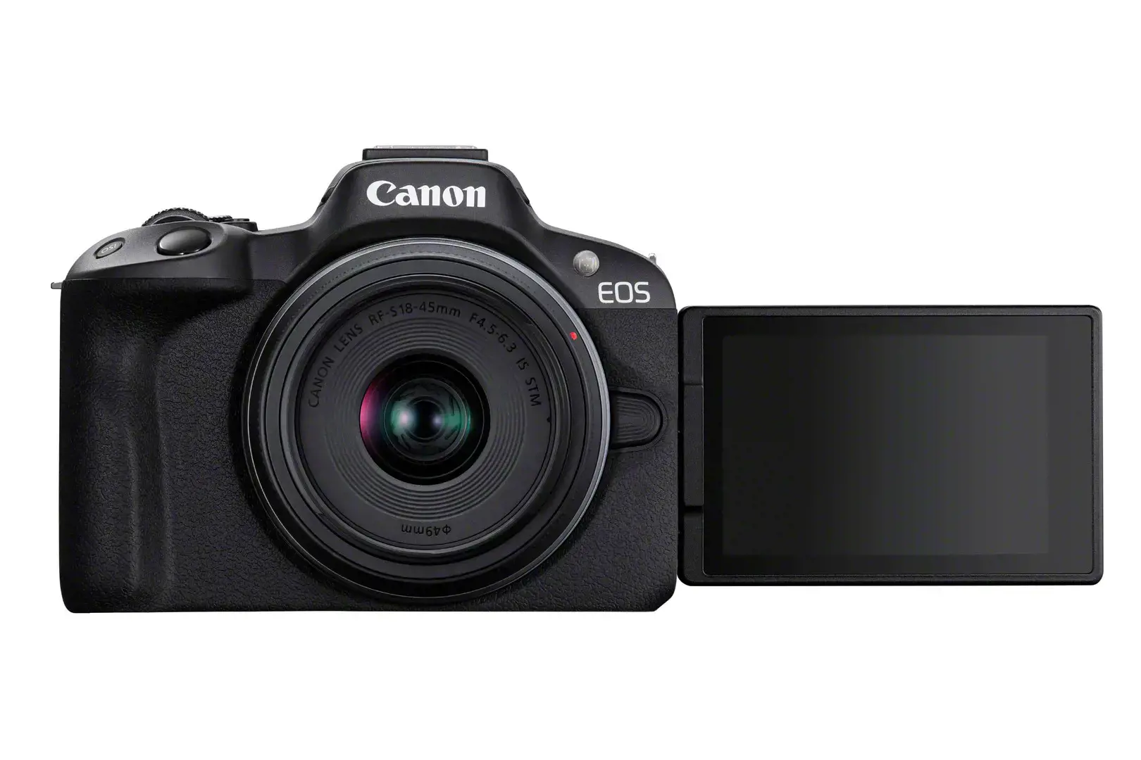 "Canon EOS R50", juoda + RF-S 18-45mm F4.5-6.3 IS STM rinkinys, 24,2 MP, 6000 x 4000 taškų, CMOS, 4K Ultra HD, jutiklinis ekranas, juoda