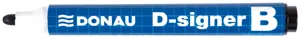 Žymeklis baltai lentai 750 juodas