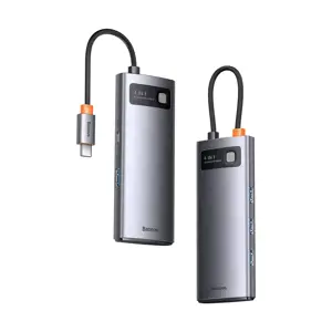 Hub 4in1 Baseus Metal Gleam Series, USB-C to 4x USB 3.0