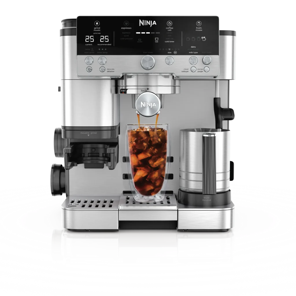 Kavos aparatas NINJA ES601EU, 2 litrai, 1650 W, Juoda, Semi-auto
